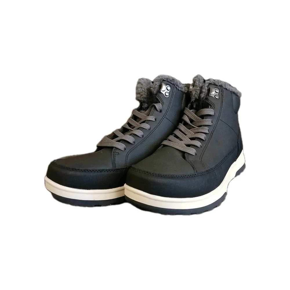 Weatherproof Men's Logjam Memory Foam Sneaker Boots Black Size 8‎ #1047